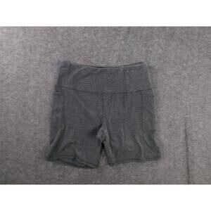 RBX Shorts Women Medium Dark Gray High Waisted Stretchable Athleisure Minimalist